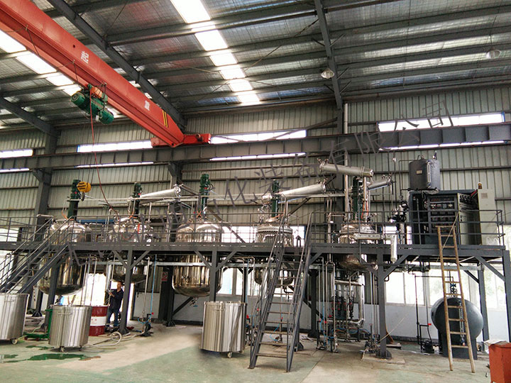 Complete sets of coating equipment on site
